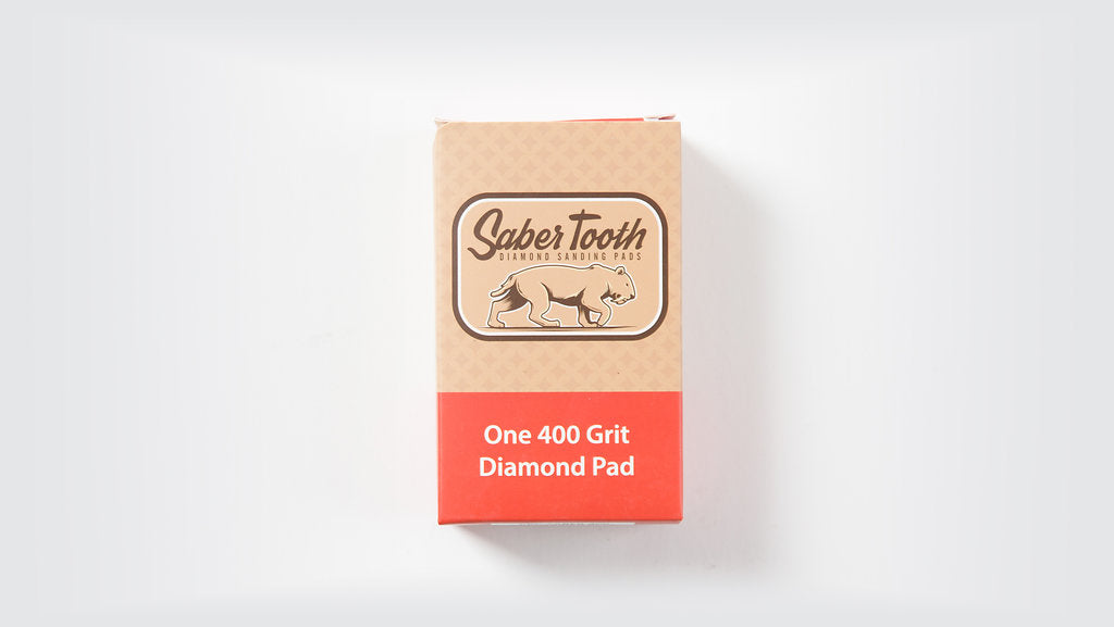 Saber Tooth Diamond Sanding Pad 400 Grit Single