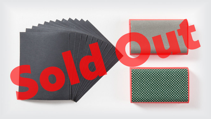 Saber Tooth Diamond Sanding Pad Kit