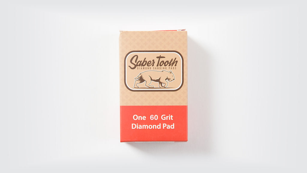 Saber Tooth Diamond Sanding Pad 60 Grit Single