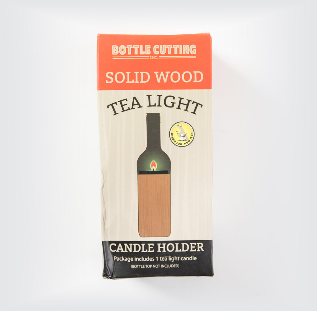 Solid Wood Tea Light Holder
